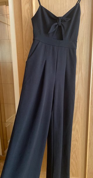 Mono H&M Pierna Ancha Negro