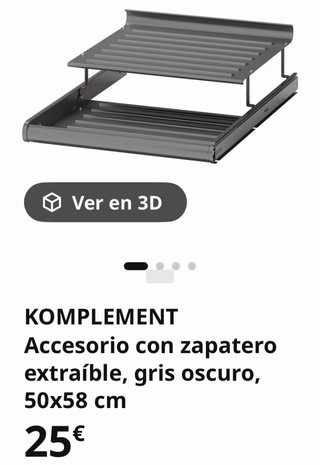 Zapatero KOMPLEMENT IKEA nuevo,en su caja original