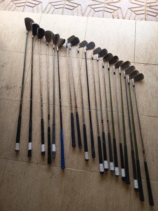 Juego de palos de golf con bolsa