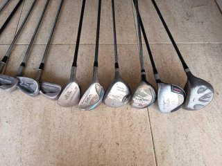 Juego de palos de golf con bolsa