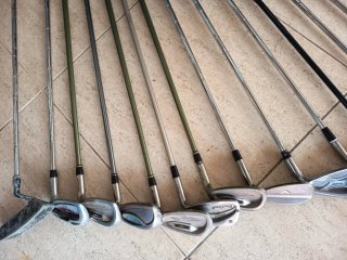 Juego de palos de golf con bolsa
