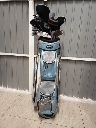 Juego de palos de golf con bolsa