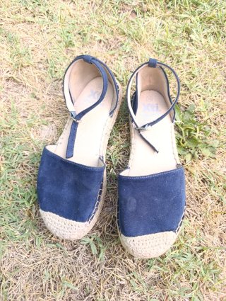 Alpargatas azul Marino con Cuña n°36. Marca Xti