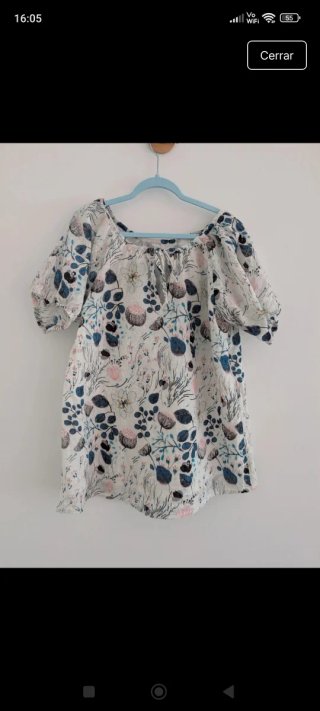 Blusa floral talla S