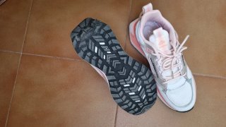 Zapatillas deportivas ZHOUILI rosas y blancas