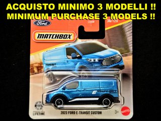 Matchbox Ford E-Transit Custom 2023