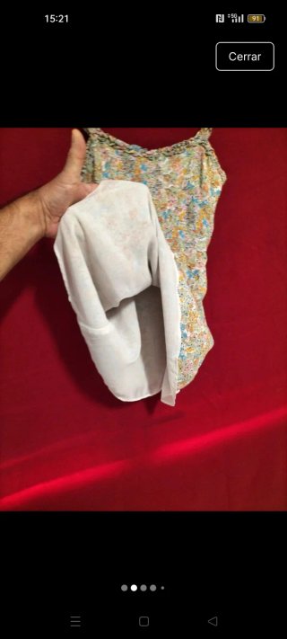 Vestido de verano corto de tiras