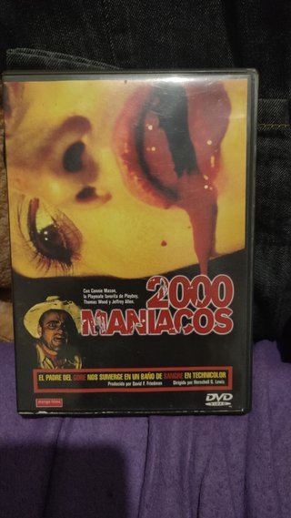 DVD 2000 Maníacos Terror Español