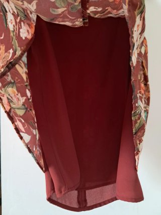 Blusa Stradivarius floral S