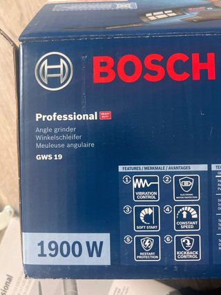 Radial Bosch GWS 19-150 CI 1900W NUEVA