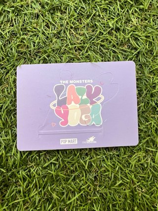 Tarjeta Coleccionista Labubu Yoga Little Bird