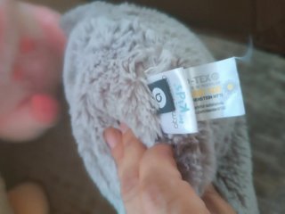 Lote ganga 4 peluches: aguacate, cerdo,  2 gatos