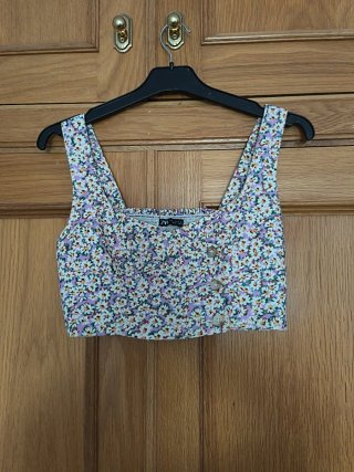 Conjunto dos piezas floral