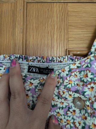 Conjunto dos piezas floral