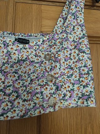 Conjunto dos piezas floral