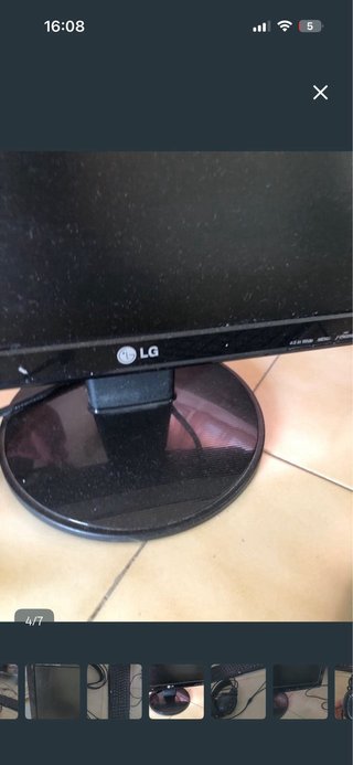 Monitor LG, Teclado HP, Cascos Razer Gaming