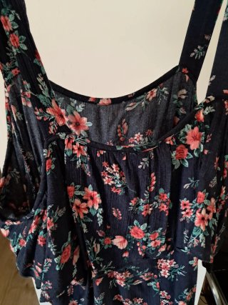 Blusa floral manga 3/4