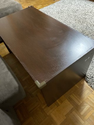 Mesa centro elevable madera