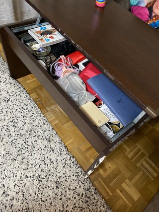 Mesa centro elevable madera