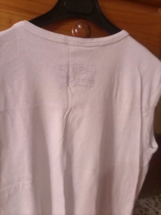 Camiseta sin mangas blanca