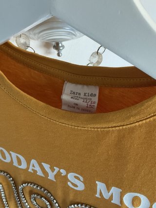 Camiseta Zara Kids Today's Mood 1980