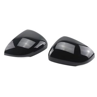 Carcasas de espejo retrovisor en Negro Brillo para