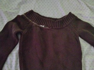 Jersey de crochet con cremalleras