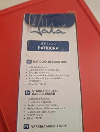 Batidora de mano Jata JEBT1906