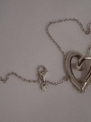 Collar Corazón Pandora Plata