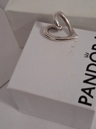 Collar Corazón Pandora Plata