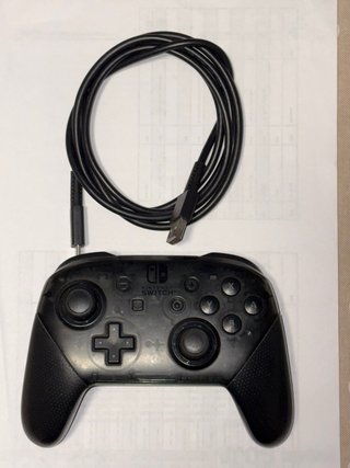 Mando Pro Nintendo Switch Negro Original