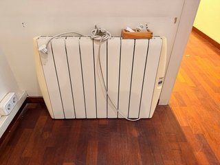Radiador Eléctrico Beige/Blanco