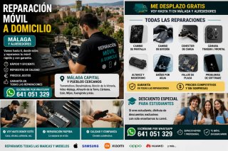 Réparaciòn movil domisilio málaga y alrededores