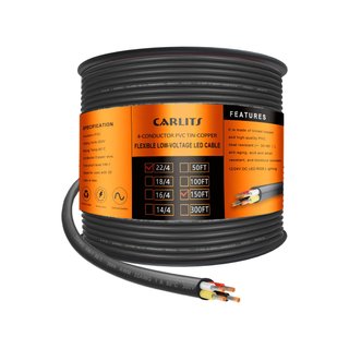 CARLITS cable eléctrico flexible calibre 18