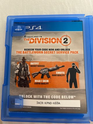 The Division 2 PS4