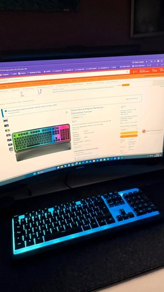 Tastiera gaming RGB Roccat Magma AZERTY