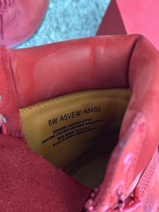Botas Timberland 50 Aniversario Rojas