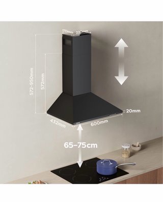 Campana extractora Ciarra 60cm A++