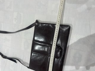 Bolso de piel marrón vintage