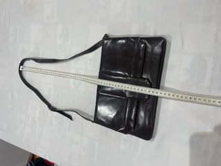 Bolso de piel marrón vintage
