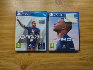PS4 Slim + 2 Mandos + FIFA 22 y 23