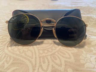Gafas Ray-Ban Redondas Dorado y Negro