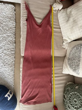 Vestido terracota / rosa viejo