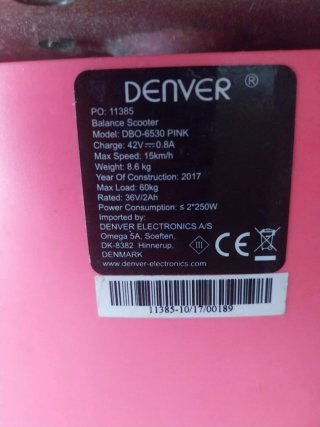 Patin electrico rosa