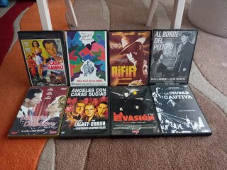 Lote 8 Películas DVD Cine Negro Español