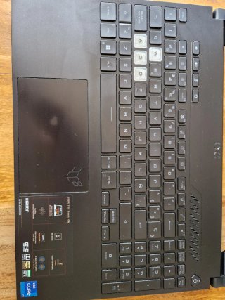 Portátil Asus TUF Dash F15 Negro