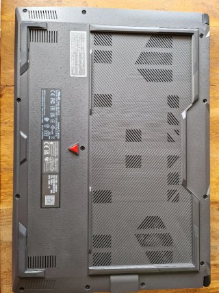 Portátil Asus TUF Dash F15 Negro