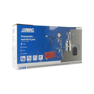 ABAC Kit herramientas neumáticas G-810AL 8 piezas