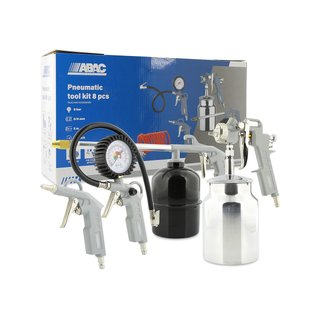 ABAC Kit herramientas neumáticas G-810AL 8 piezas