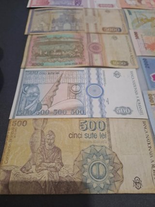 Lote 11 Billetes Rumania  1966-1999
